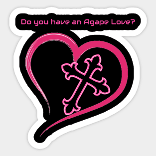 Agape Love Sticker